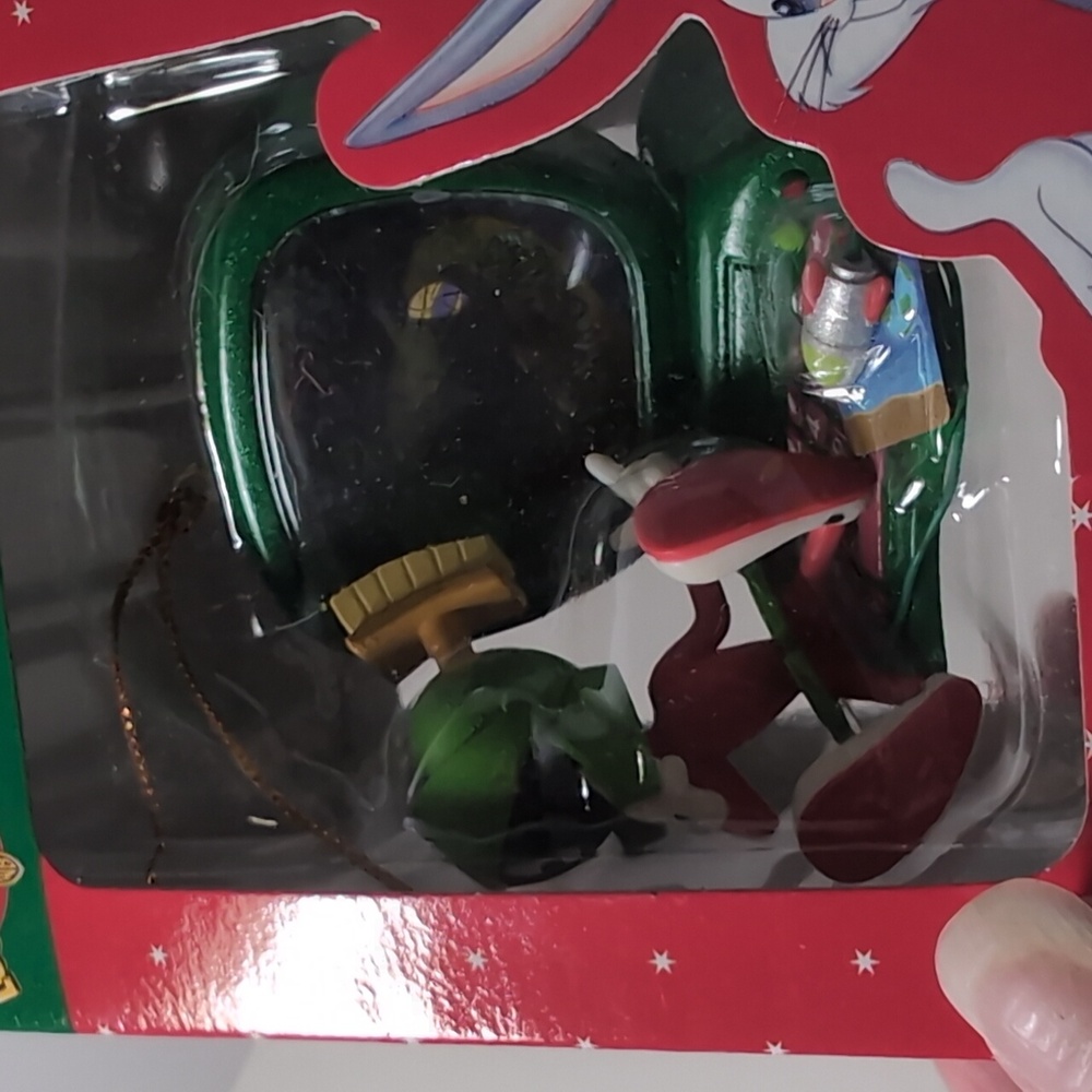 Vintage Marvin The Martian Matrix Christmas Collectible Ornament, IOB & NWOT